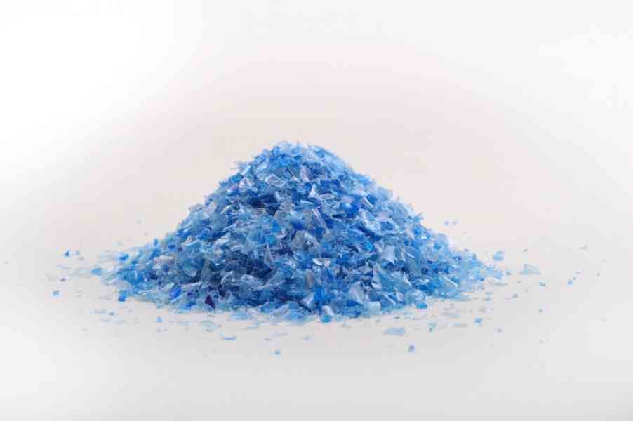PET FLAKES BLUE HOT WASHED