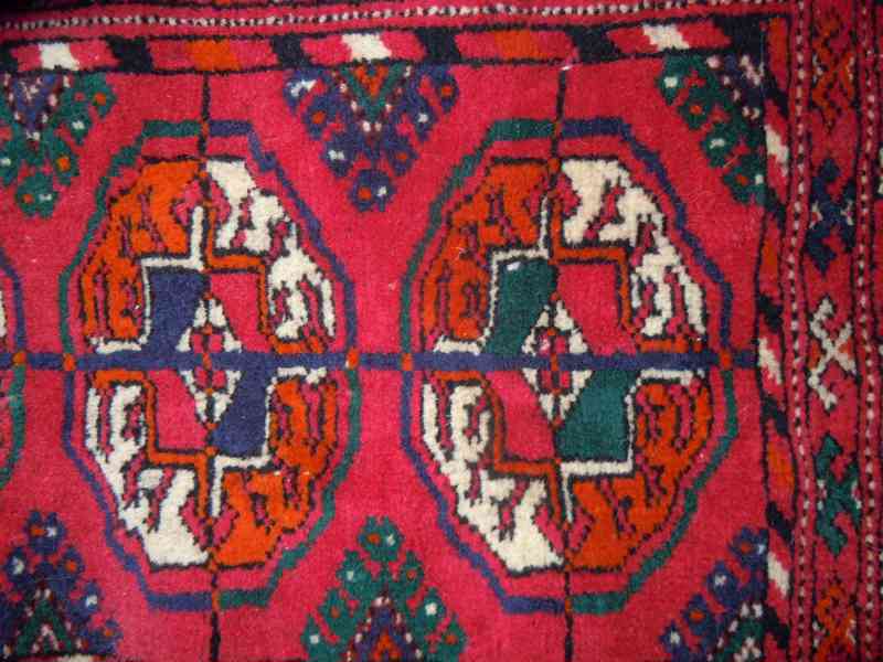 Ručně tkané vlněné turkménské koberce - foto 3