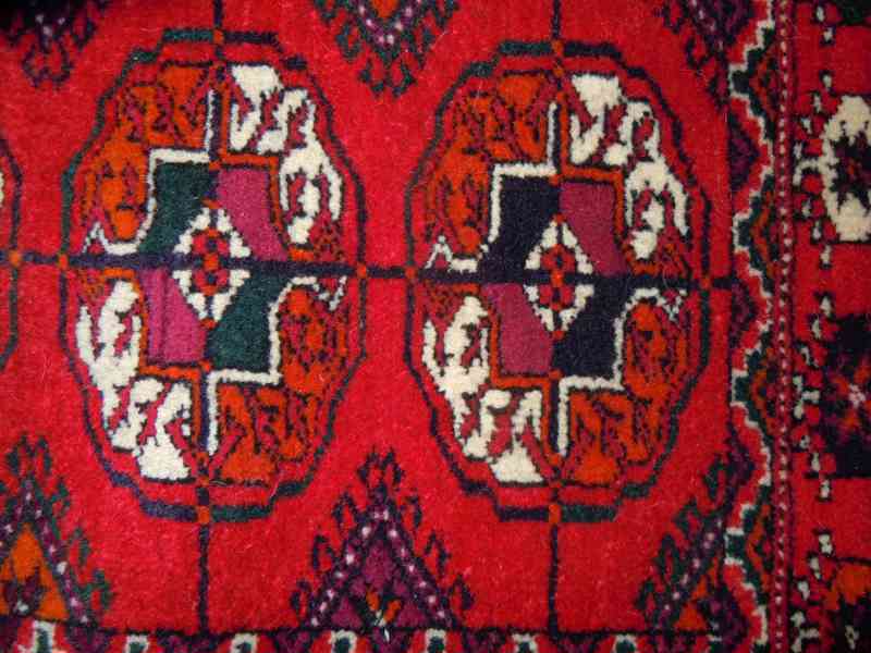 Ručně tkané vlněné turkménské koberce - foto 4
