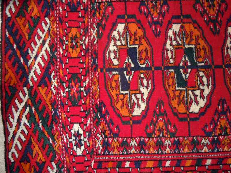 Ručně tkané vlněné turkménské koberce - foto 5