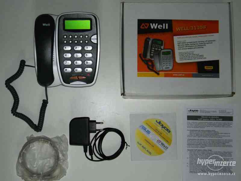 Nový VoIP telefon WELL 3130IF pro nejlevnější volání