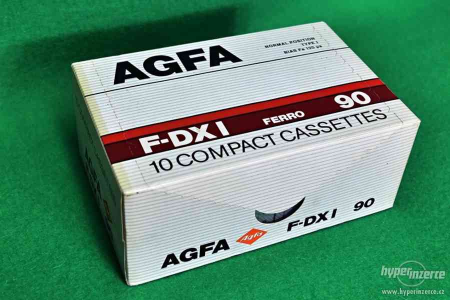 AGFA F-DXI Ferro 90 nerozbalené magnetofonové kazety - foto 1
