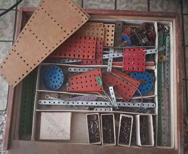 Stará stavebnice Merkur / Vašek, stavebnice Constructor - foto 2