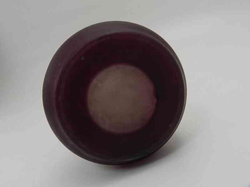 Hezká secesní fialová Autorská Váza květiny  - foto 8