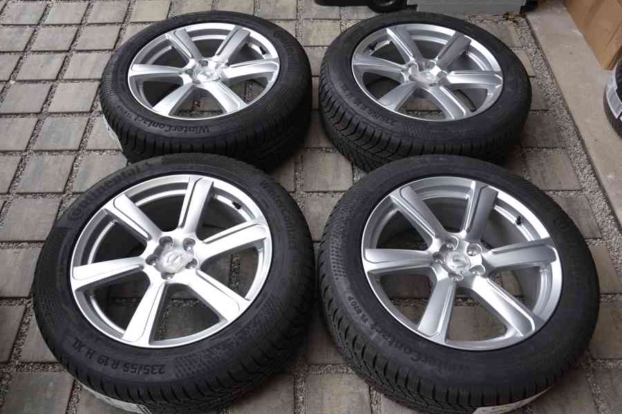 NOVÉ zimní orig.Alu kola Volvo XC90 235/55R19 Continental - foto 1