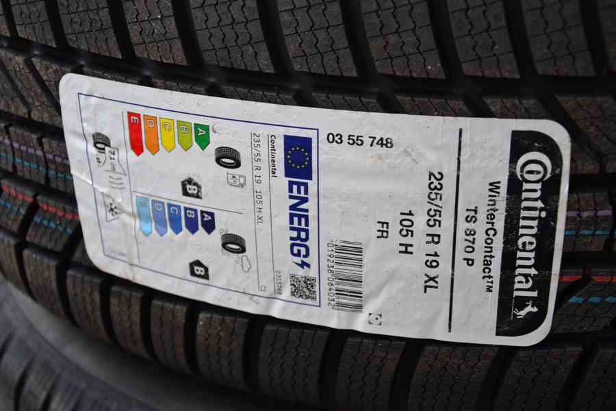 NOVÉ zimní orig.Alu kola Volvo XC90 235/55R19 Continental - foto 12