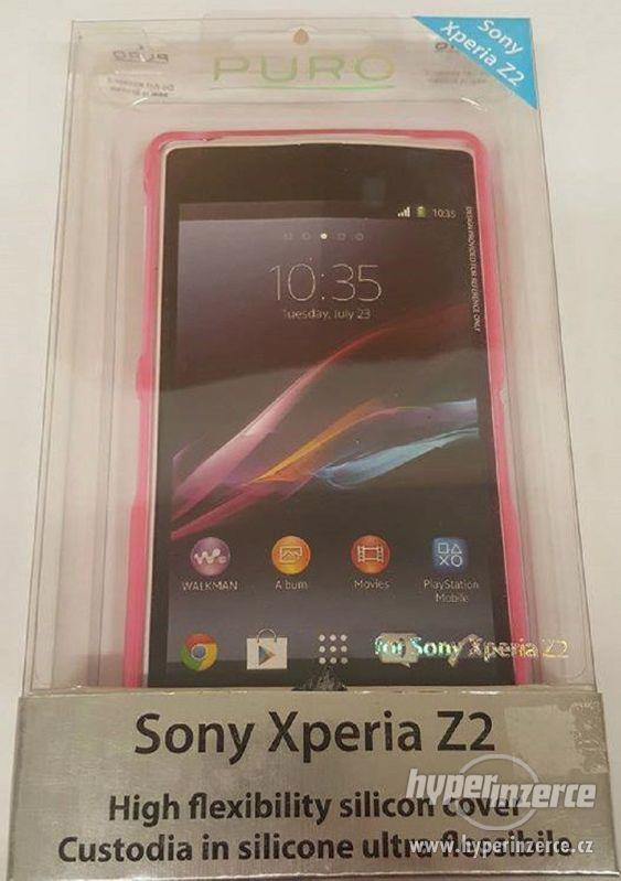 Silikonový kryt pro Sony Xperia Z2, růžové - foto 1