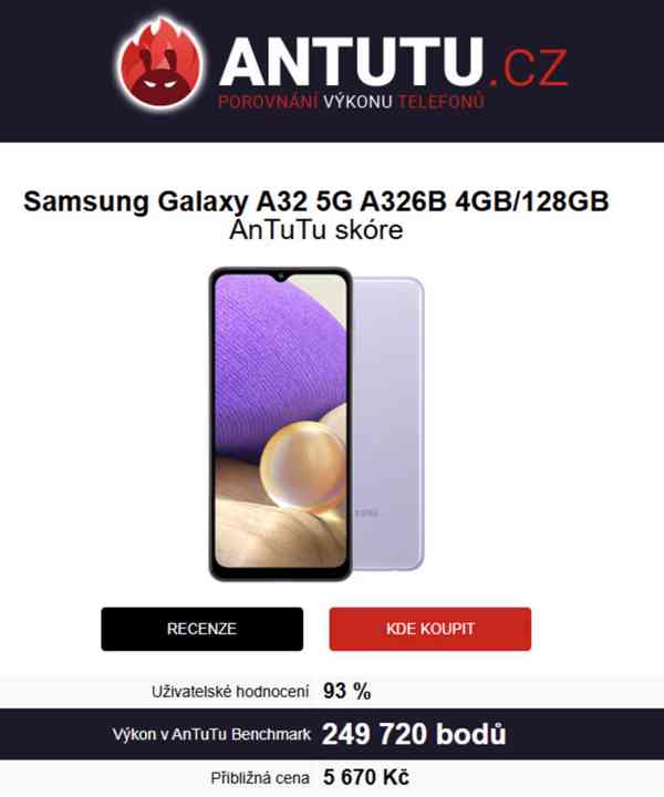 Samsung Galaxy A32 5G, 4GB/128GB - foto 8
