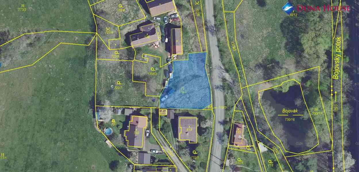 Prodej pozemku, 800 m2, Bojov - Čisovice - foto 1