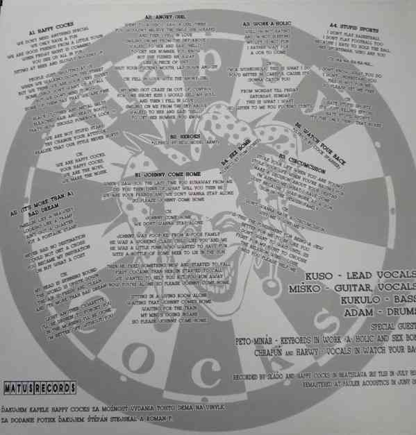 Happy Cocks  –  We Don't Need Anything Special (LP) - foto 3