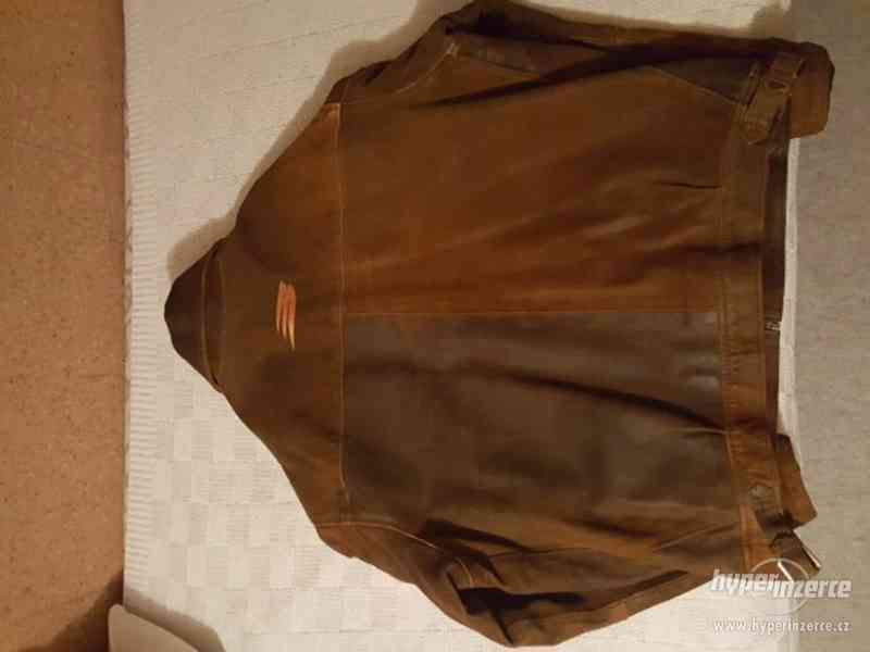 Kožená bunda BAUER hnědá XL - foto 14