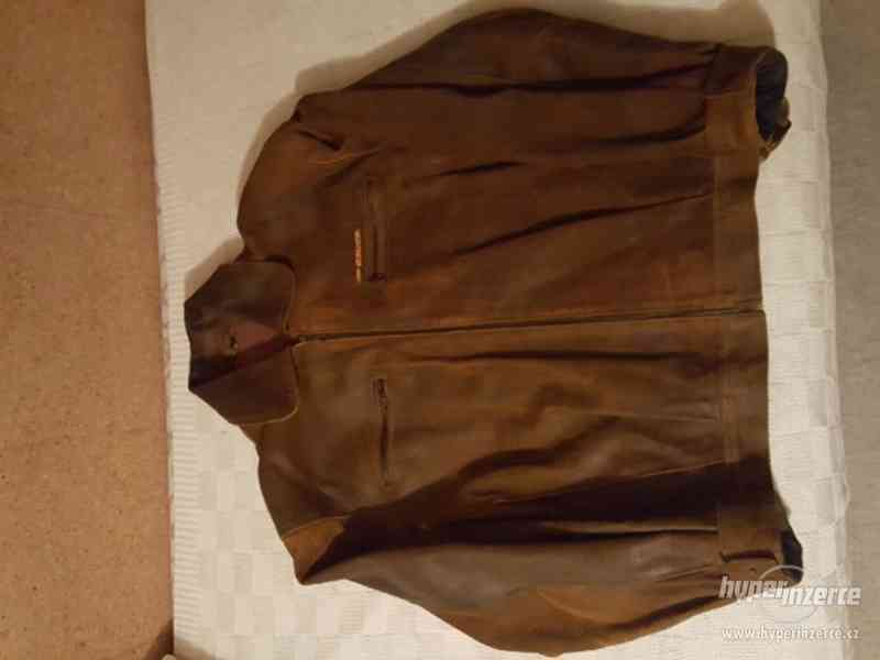 Kožená bunda BAUER hnědá XL - foto 13