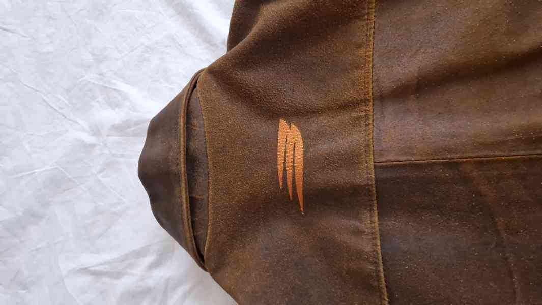 Kožená bunda BAUER hnědá XL - foto 4