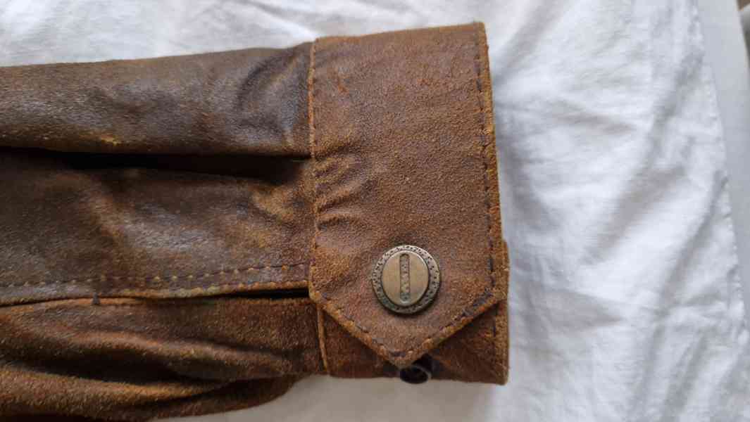 Kožená bunda BAUER hnědá XL - foto 3