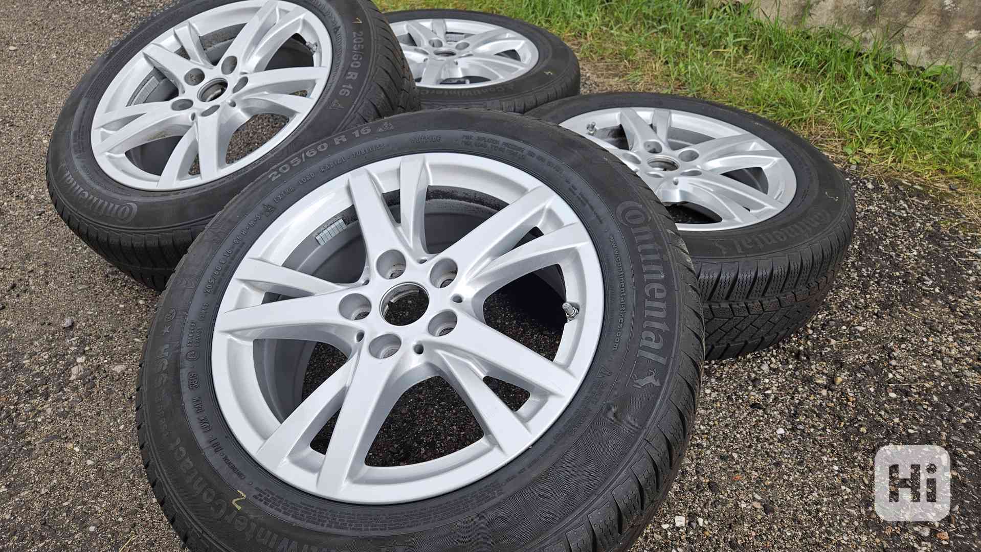✅ Alu kola originál BMW 16" s pneu Continental + TPMS  📌 Ce - foto 1