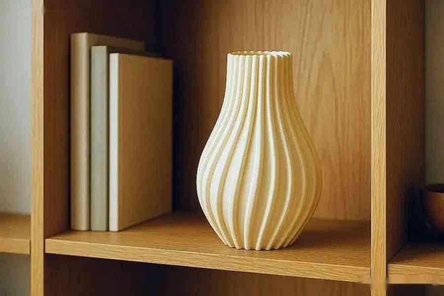 Dekorativní váza s elegantním spirálovým vzorem - foto 3