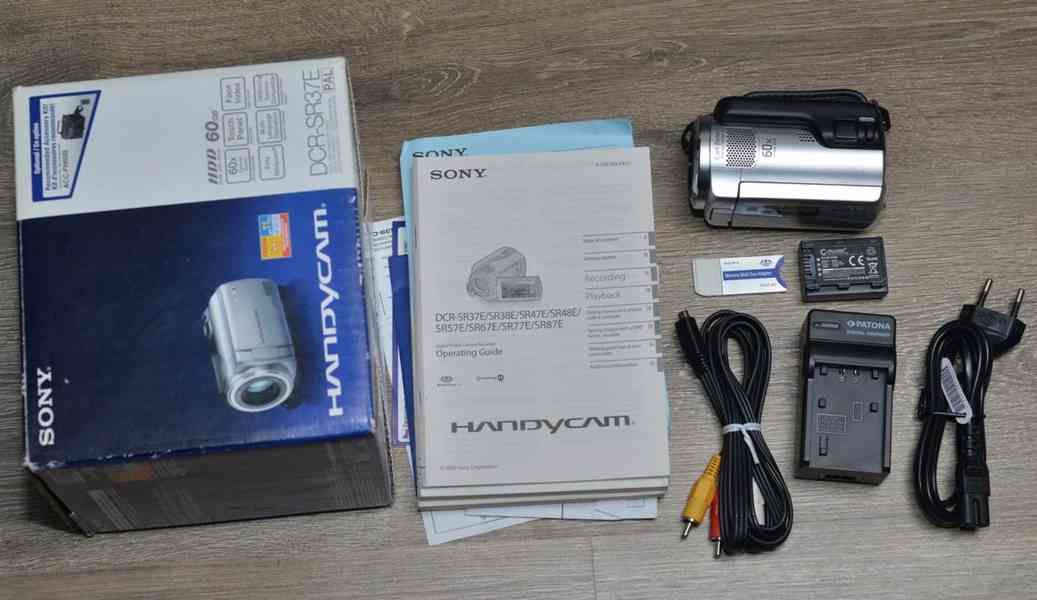 Videokamera: Sony DCR-SR37E 60x o.zoom*60GB p.disk - foto 3
