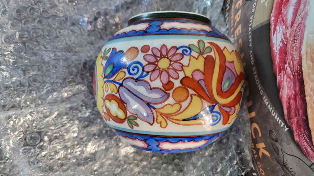 Krásná malovaná váza návrh  janák - foto 4