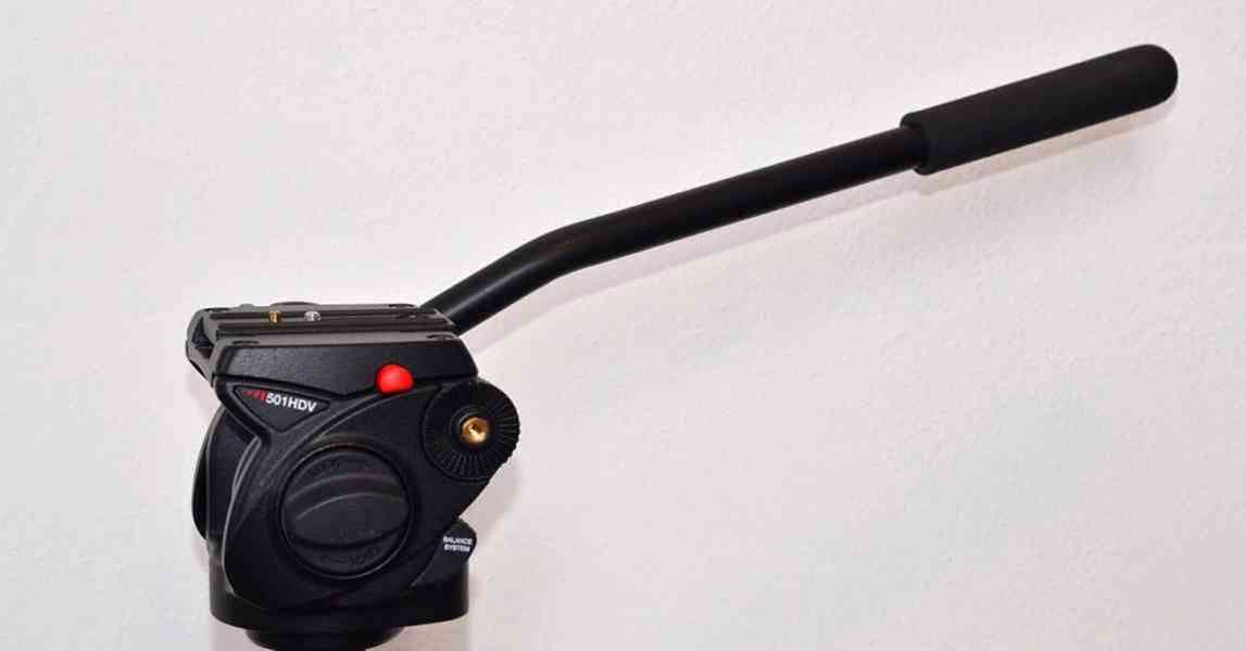 MANFROTTO 501HDV videohlava*360°/+90°-60°*Nos: 6kg - foto 7