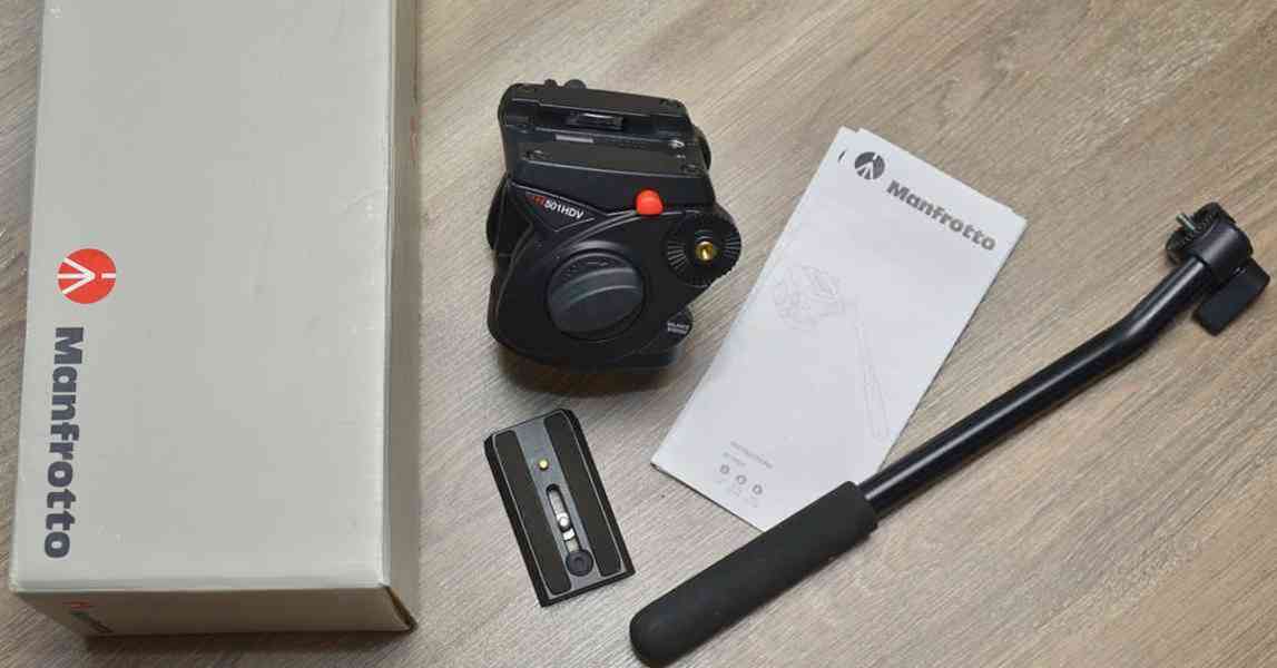 MANFROTTO 501HDV videohlava*360°/+90°-60°*Nos: 6kg - foto 3