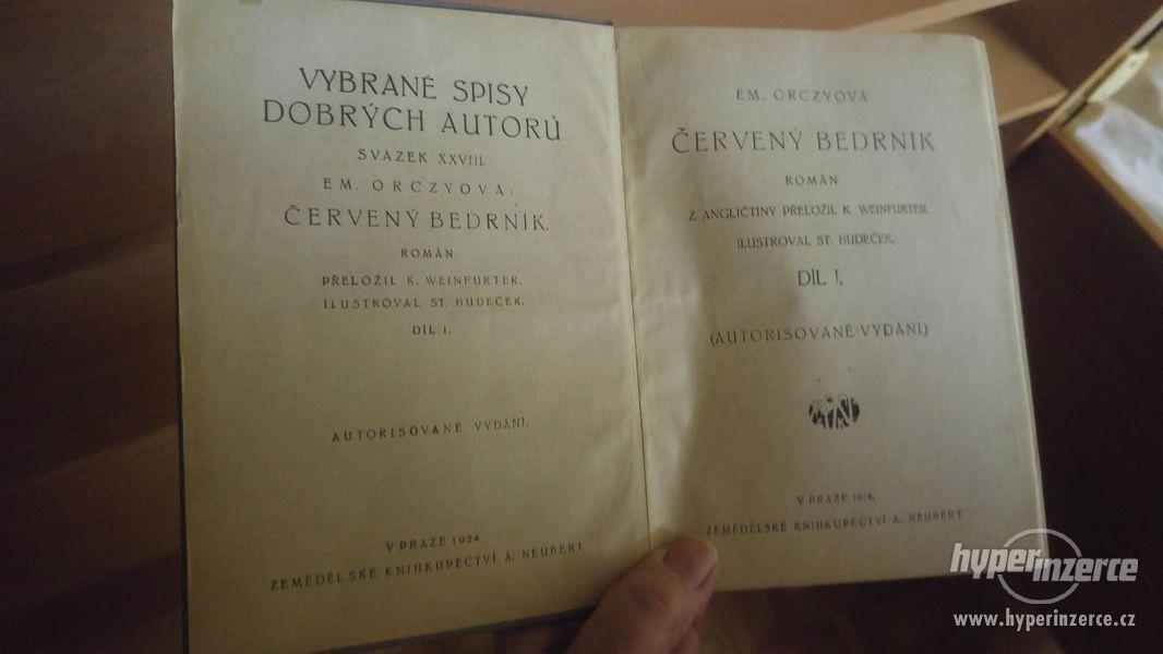Červený Bedrník  Em. Orczyová  (román) 1924 - foto 4