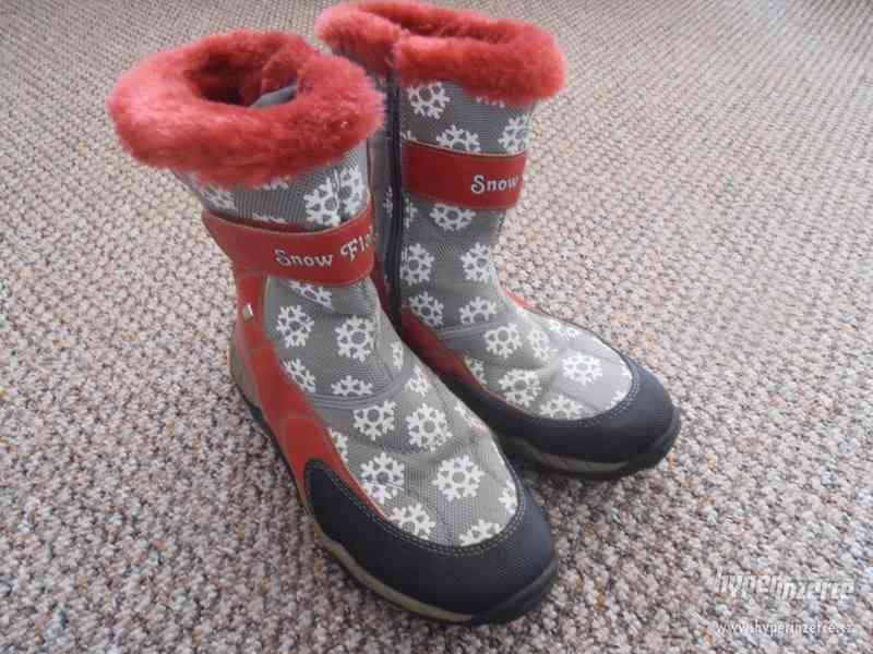 Zimní boty- sněhule, vel 35-36 - foto 2