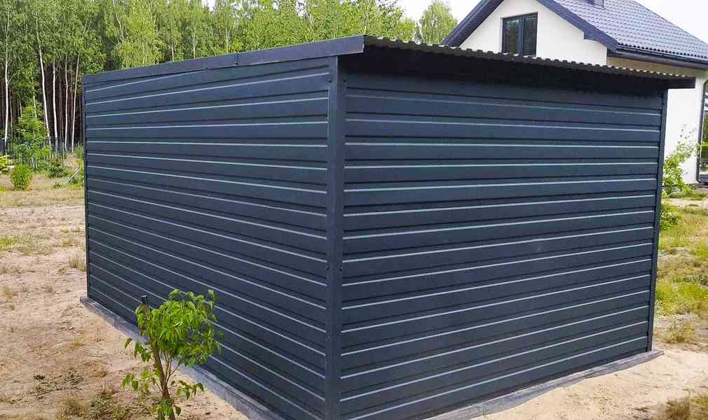 Zahradní domek 3m x 4m, spád dozadu - vrata + okno - TS326 - foto 6