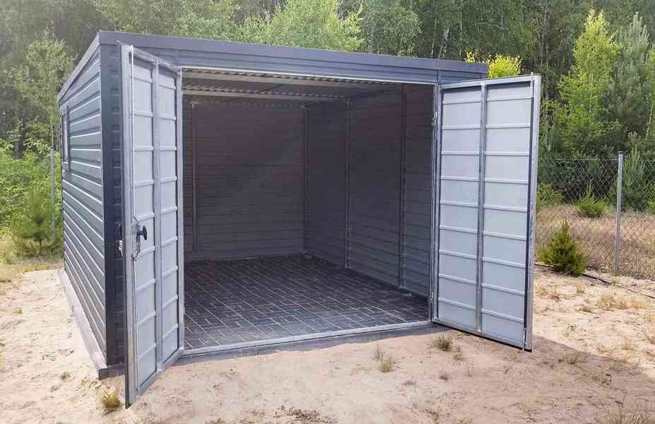 Zahradní domek 3m x 4m, spád dozadu - vrata + okno - TS326 - foto 3