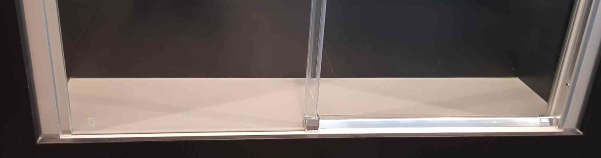 Koupelnové sprchové dveře – 120 cm – dvoudílné ,nové  - foto 2