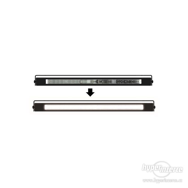 LED denné / pozičné svetlá s optickou trubicou, 210mm, ECE - foto 1