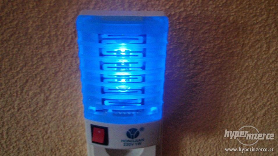 UV lampa, hubyč na hmyz, komáry do zásuvky 230V nové - foto 5