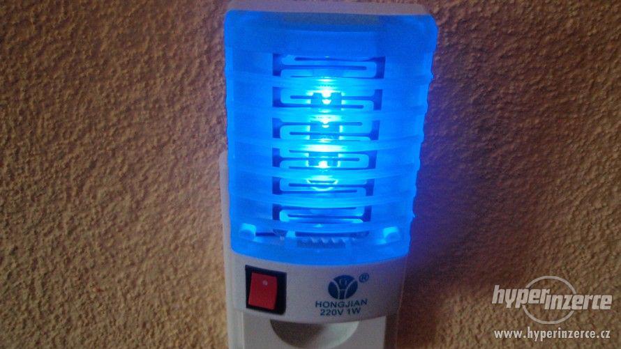 UV lampa, hubyč na hmyz, komáry do zásuvky 230V nové - foto 6