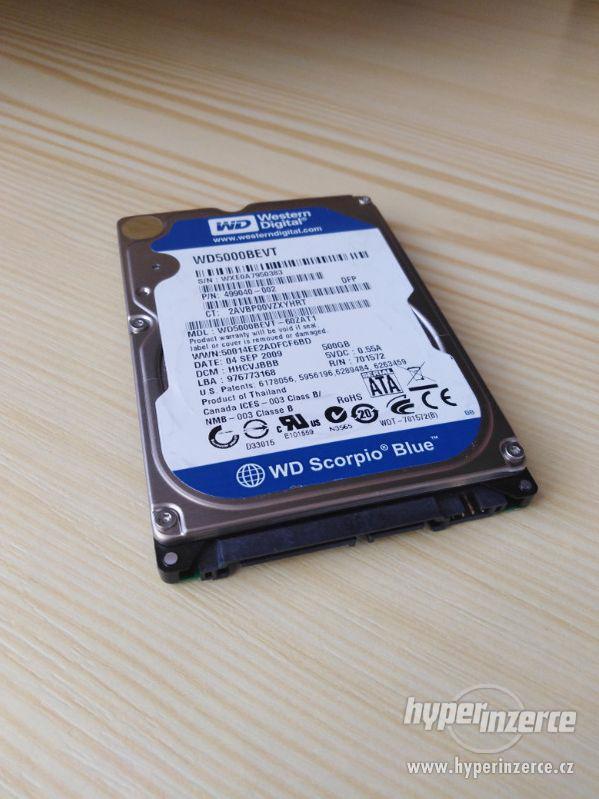 Disk WD Scorpio Blue 500GB 2,5" SATA - foto 2