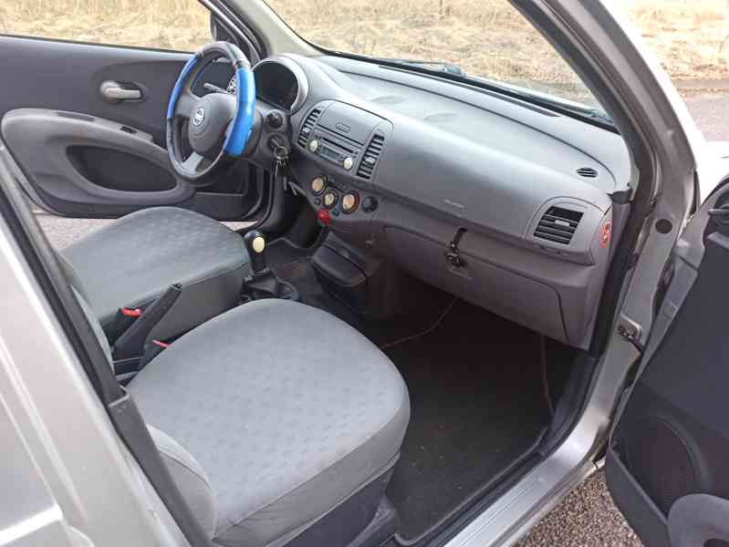 NISSAN MICRA 1,0i 16V, r.03, 120000km-GARANCE,SERVO,PŮVOD ČR - foto 8