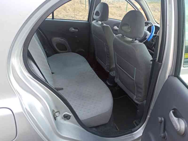 NISSAN MICRA 1,0i 16V, r.03, 120000km-GARANCE,SERVO,PŮVOD ČR - foto 7