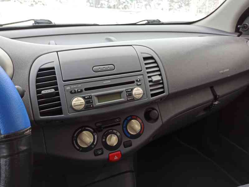 NISSAN MICRA 1,0i 16V, r.03, 120000km-GARANCE,SERVO,PŮVOD ČR - foto 9