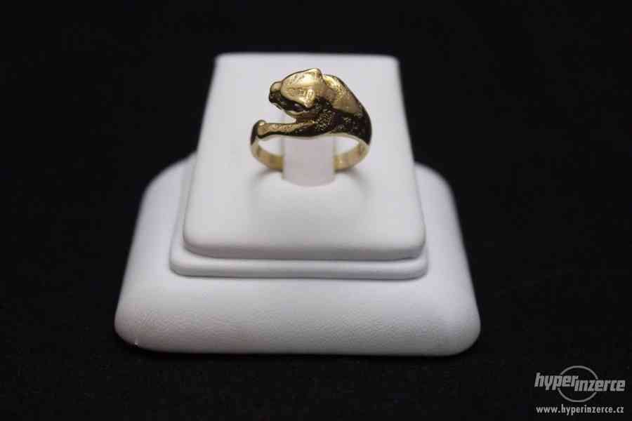Krásný zlatý prsten 5.54 g - foto 3