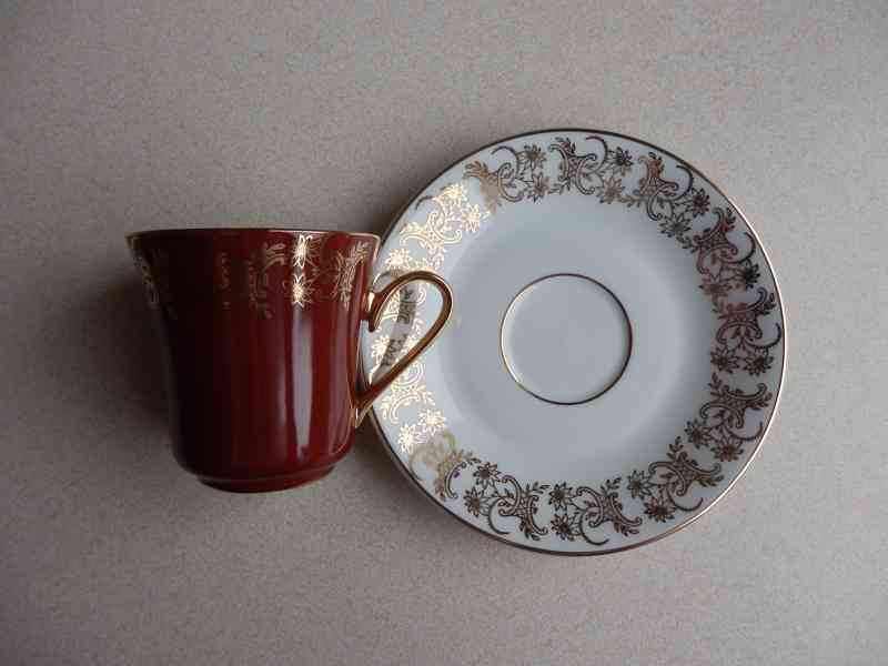Kávová souprava porcelánová, značená - nepoužívaná - foto 5