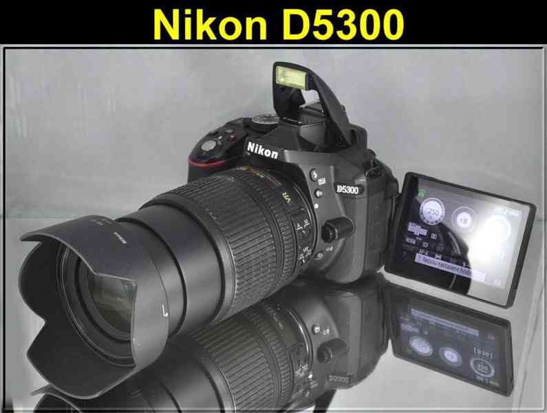 Nikon D5300+18-105mm VR *Full HDV*Wi-Fi* 4200 Exp.