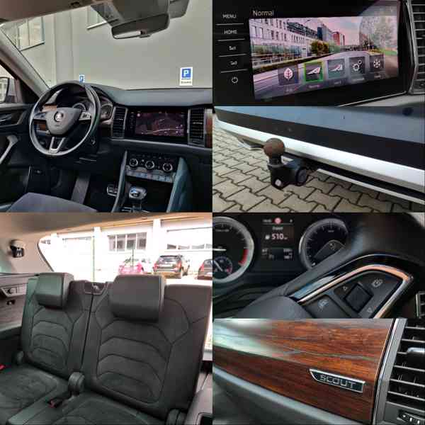 ŠKODA KODIAQ SCOUT 4X4 2.0 TDI 140KW, DSG, 2019, 1.MAJ, DPH - foto 9