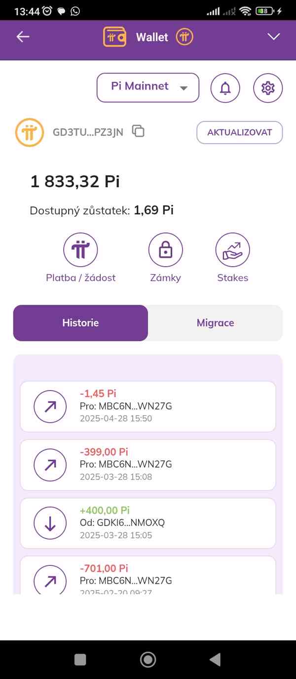 PI Network aplikace + peněženka - foto 1