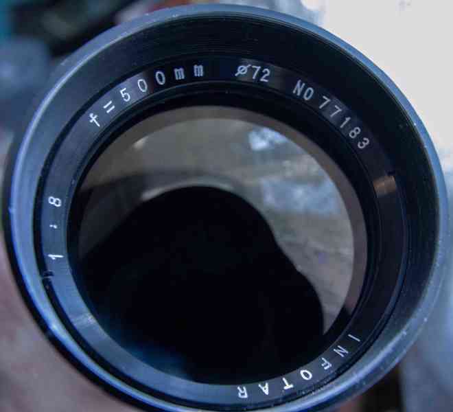 TELEOBJEKTIV  INFOTAR - 500 f / 8  M42mm - foto 5