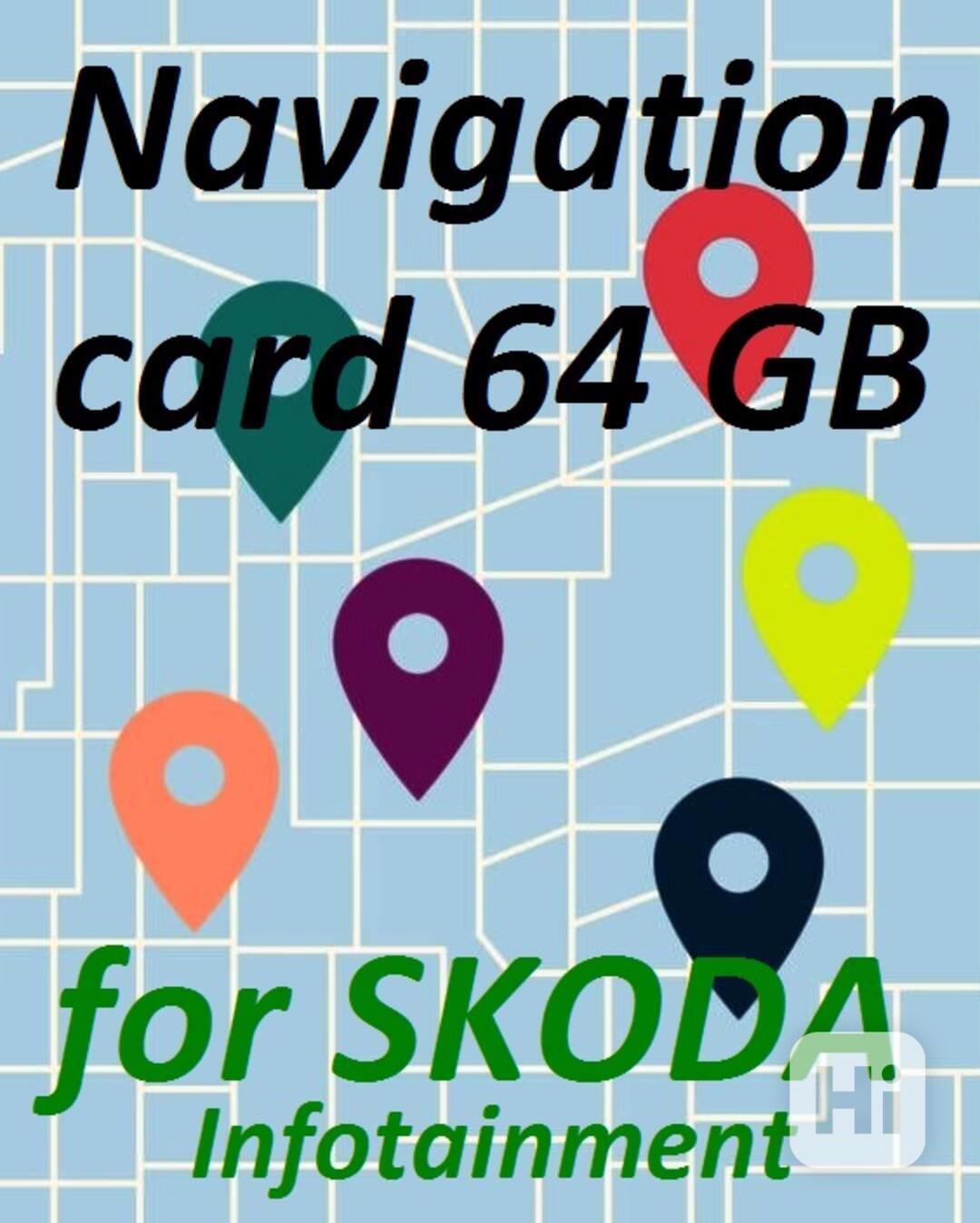 Navigácia 64 GB - Mapy Škoda SuperB, Octávia, Rapid, Kodiaq  - foto 1