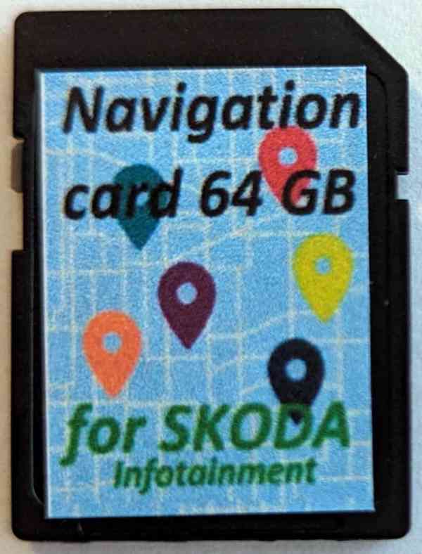 Navigácia 64 GB - Mapy Škoda SuperB, Octávia, Rapid, Kodiaq  - foto 2