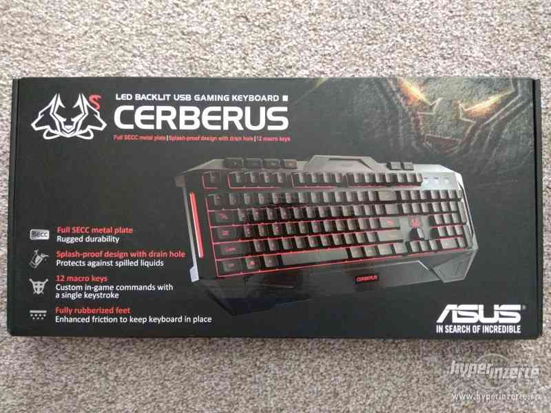 Nová herní klávesnice ASUS Cerberus v orig. balení - foto 2