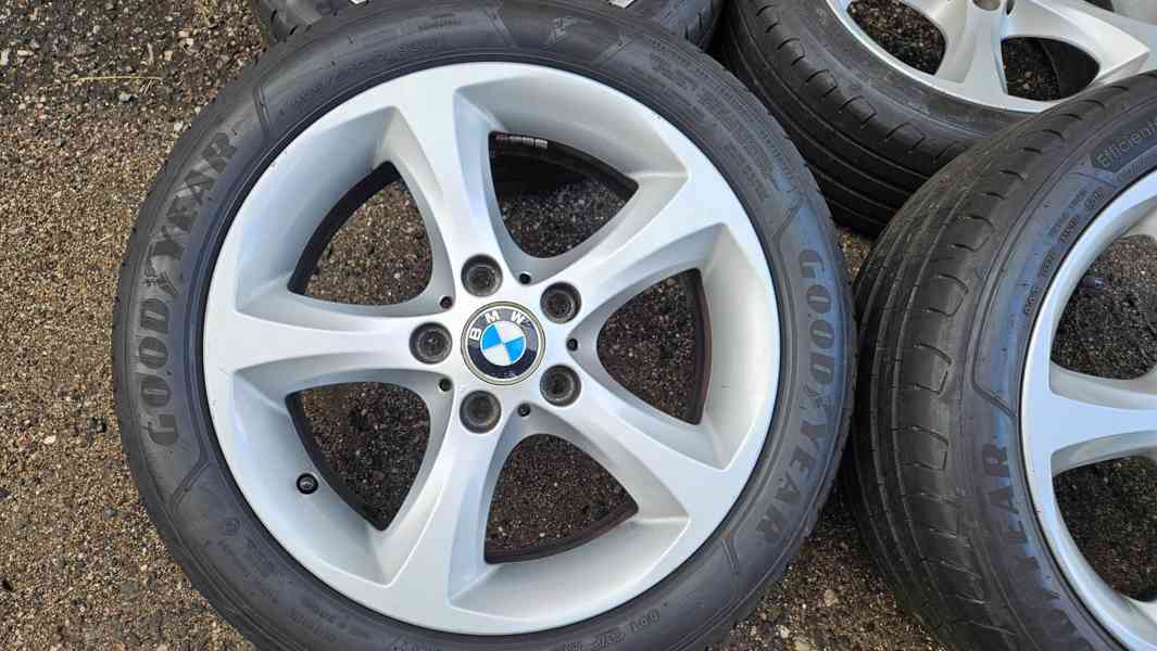 Alu kola originál BMW 17" s pneu Goodyear – 5x120  Cena: 7 9 - foto 1