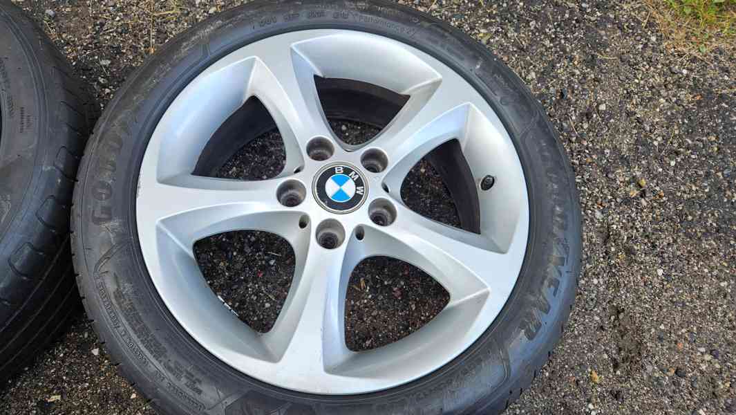 Alu kola originál BMW 17" s pneu Goodyear – 5x120  Cena: 7 9 - foto 2