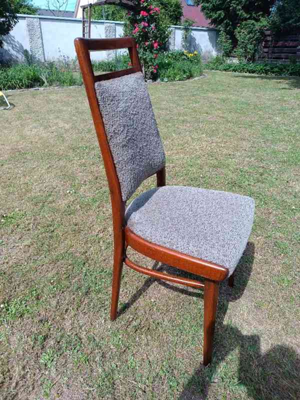 Prodám velice elegantní soupravu vysokých židlí 6ks. - foto 1