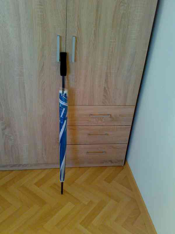 Nepoužitý velký reklamní deštník Moebelix - délka 92cm  - foto 2