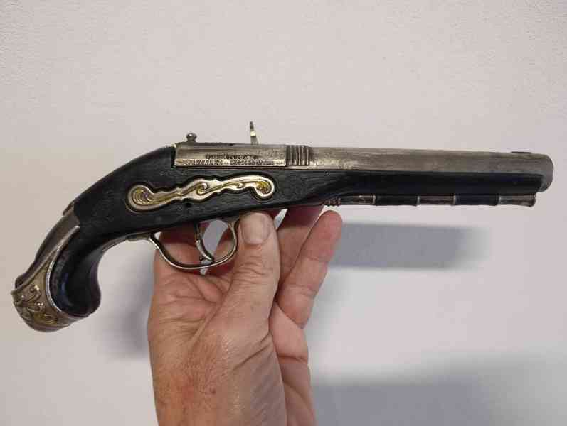 Křesadlová pistole - Replika - Gonzales  - foto 2